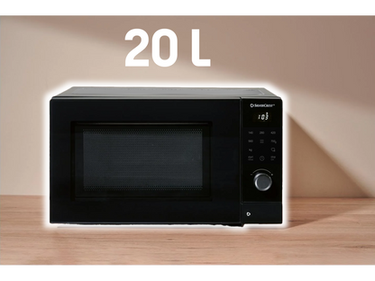 SILVERCREST® Mikrovalna pećnica SMWC 700 D2, 20 L, 700 W, crna