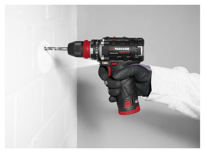 PARKSIDE PERFORMANCE® Set akumulatorskega vrtalnika-vijačnika PBSPA 12 E4 z baterijo in polnilnikom, 12 V