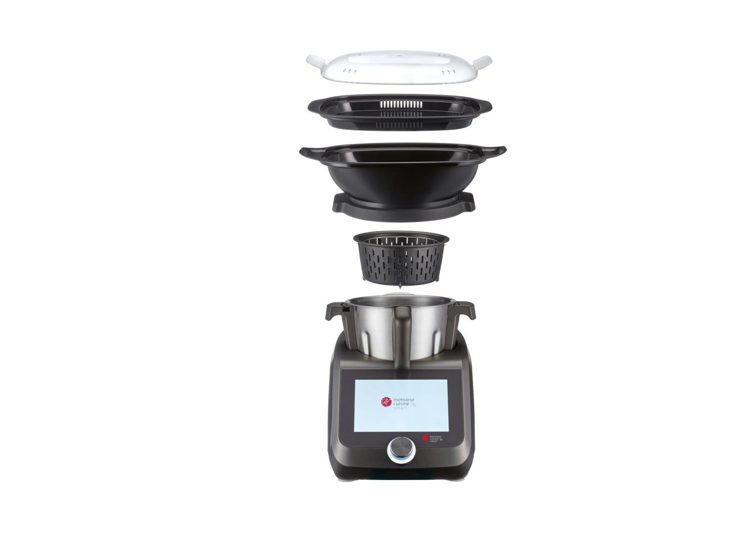 SILVERCREST® Monsieur Cuisine Smart Anthracite multifunction food processor SKMS 1200 C1