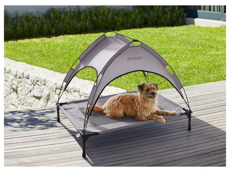 Cuccia per cani Zoofari® con tettuccio parasole, protezione UV