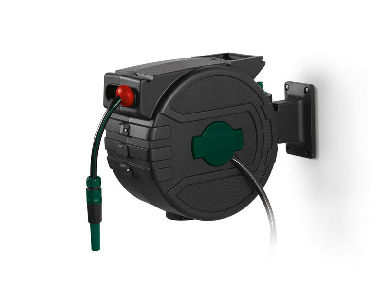 PARKSIDE® Wall-mounted hose reel with 25m garden hose