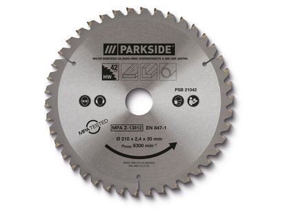 PARKSIDE® Lame de scie circulaire diamètre 160, 190 ou 210 mm et 42 ou 48 dents