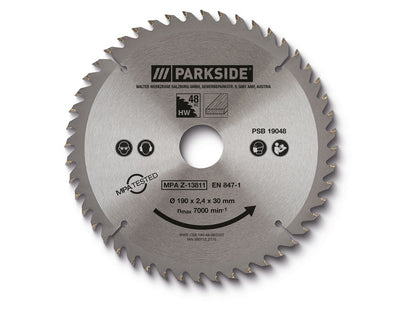 PARKSIDE® Lame de scie circulaire diamètre 160, 190 ou 210 mm et 42 ou 48 dents