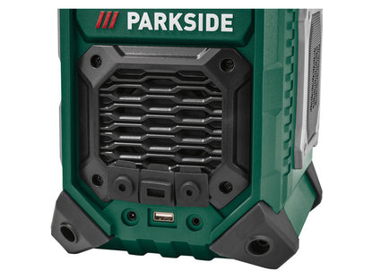 PABR 20-Li Radio da cantiere PARKSIDE®, 20 V e 12 V